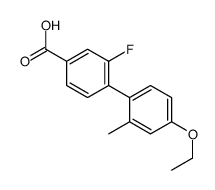4-(4-ethoxy-2-methylphenyl)-3-fluorobenzoic acid Structure