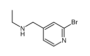 (2-Bromo-pyridin-4-ylmethyl)-ethyl-amine Structure