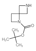 tert-Butyl 1,6-diazaspiro[3.3]heptane-1-carboxylate Structure