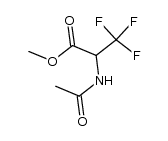 N-acetyl-3,3,3-trifluoroalanine methyl ester Structure