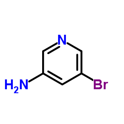 3-氨基-5-溴吡啶结构式