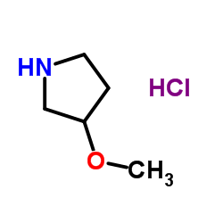 3-甲氧基吡咯烷盐酸盐结构式