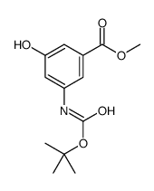 3-O-tert-butyl 1-O-methyl 2-amino-5-hydroxybenzene-1,3-dicarboxylate结构式