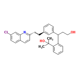 [(S)-(E)]-2-[3-[3-[2-(7-chloro-2-quinolinyl)-ethenyl]-phenyl]-3-hydroxy propyl]-phenyl]-2-Propanol Structure