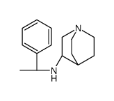 (3S)-N-[(1R)-1-Phenylethyl]quinuclidin-3-amine Structure