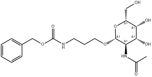 2-乙酰氨基-1-O-(N-Cbz-3-氨基丙醇)-2-脱氧-β-D-吡喃半乳糖图片