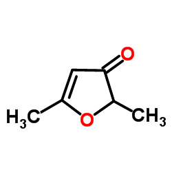 2,5-二甲基-3(2H)-呋喃酮结构式