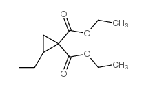 2-碘甲基环丙烷-1,1-二羧酸二乙酯结构式