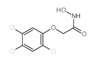 N-hydroxy-2-(2,4,5-trichlorophenoxy)acetamide结构式