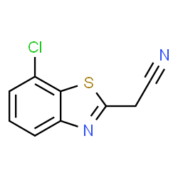2-Benzothiazoleacetonitrile,7-chloro-(9CI)结构式