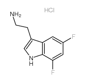 5,7-二氟色胺盐酸盐结构式