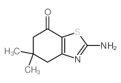 2-氨基-5,5-二甲基-5,6-二氢-4h-苯并噻唑-7-酮结构式