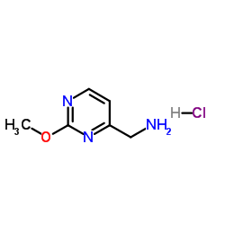 (2-甲氧基嘧啶-4-基)甲胺盐酸盐结构式