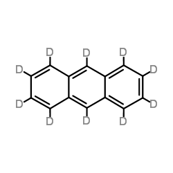 (2H10)Anthracene Structure