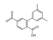 2-(3,5-dimethylphenyl)-4-nitrobenzoic acid Structure