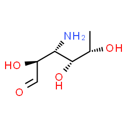 3-Amino-3,6-dideoxy-L-glucose结构式