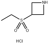 3-(乙基磺酰基)氮杂环丁烷盐酸盐结构式