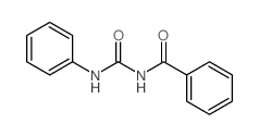 Urea, 1-benzoyl-3-phenyl-结构式