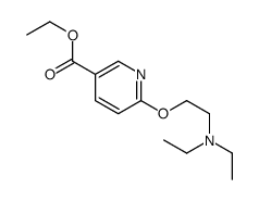 6-[2-(Diethylamino)ethoxy]-3-pyridinecarboxylic acid ethyl ester结构式
