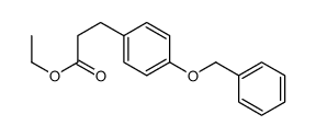 ethyl 3-(4-phenylmethoxyphenyl)propanoate Structure