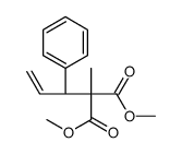 dimethyl 2-methyl-2-[(1S)-1-phenylprop-2-enyl]propanedioate结构式