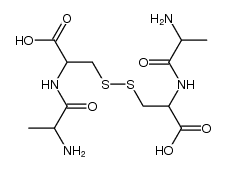 N,N'-dialanyl-cystine Structure