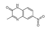 2-羟基-3-甲基-6-硝基喹噁啉结构式