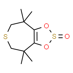 4,5-(Sulfinylbisoxy)-2,3,6,7-tetrahydro-3,3,6,6-tetramethylthiepin结构式