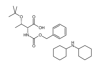 Cbz-O-苄基-D-苏氨酸二环己基铵盐结构式