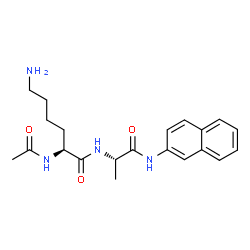 Ac-Lys-Ala-βNA结构式