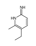 5-乙基-6-甲基-2-吡啶胺结构式