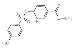 6-{[[(4-甲基苯基)磺酰基]亚氨基}-3(1H)-吡啶甲酸甲酯结构式