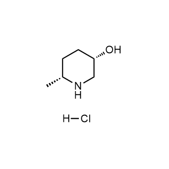 (3S,6R)-6-甲基哌啶-3-醇盐酸盐结构式