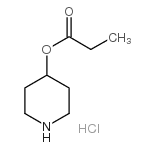 4-哌啶醇丙酸盐酸盐结构式