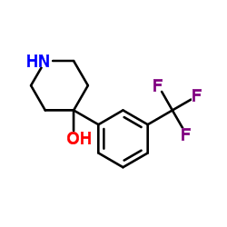 4-[3-(Trifluoromethyl)phenyl]-4-piperidinol Structure