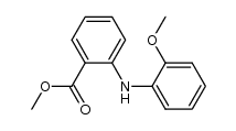 N-(2-methoxyphenyl)anthranilic acid methyl ester结构式