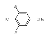 2,6-二溴-4-甲基苯酚结构式