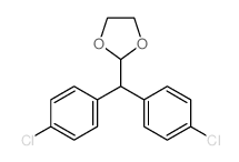 1,3-Dioxolane,2-[bis(4-chlorophenyl)methyl]- Structure