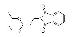 2-(3,3-diethoxypropyl)isoindole-1,3-dione结构式