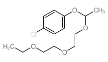 Benzene,1-chloro-4-[1-[2-(2-ethoxyethoxy)ethoxy]ethoxy]- structure