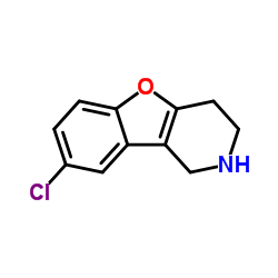 8-Chloro-1,2,3,4-tetrahydro[1]benzofuro[3,2-c]pyridine Structure