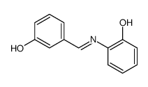(E)-2-((3-hydroxybenzylidene)amino)phenol结构式