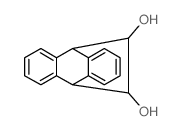 9,10-dihydro-9,10-ethanoanthracene-cis-11,12-diol结构式