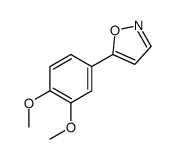 5-(3,4-Dimethoxyphenyl)-1,2-oxazole Structure