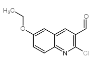 2-氯-6-(乙氧基)喹啉-3-甲醛结构式