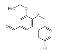 4-[(4-氯苄基)氧基]-3-乙氧基苯甲醛结构式