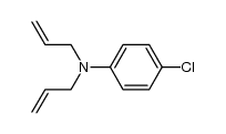 N,N-diallyl-4-chloroaniline结构式
