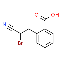 2-(2-Bromo-2-cyanoethyl)benzoic acid结构式