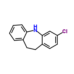 3-chloro-10,11-dihydro-5h-dibenz(b,f)azepine structure