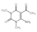 5-acetyl-6-amino-1,3-dimethyl-pyrimidine-2,4-dione picture